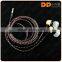 Fashion design wire wood earphones promotion headphones with microphone