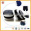 Manufacturer black and white wide elongation foldover gripper elastic webbing