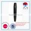 Black color Aluminum Empty Mascara Extrusion Oval Tube With Hollow Brush