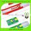 Adjustable customized soccer captain armband with hook and loop clousure