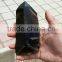 Natural black smoky crystal point wand for decoration