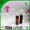 PET wholesale high quality 100ml boston round plastic bottle for sale