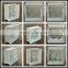 low price side color glass block