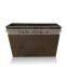 beautiful decorative rectangle silver colorful pot planter