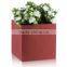 red beautiful long use life unglazed pot planter