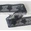 High quality black swiss embroidery cotton voile laces for Decorating