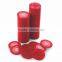 25 White Interlocking Radial Poker Chips - 2 Grams