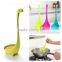 creative plastic kitchen gadget long handled nessie soup ladle