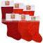 Plush Velvet Stocking Christmas Decoration,Christmas Socks for Promotion Gifts