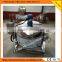Industrial soap heater mixer tilting pot with agitator