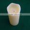 flameless moving wick real wax pillar led candle with timer multifuction led candle light