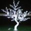 Home garden decorative 150cm Height outdoor artificial white flashing LED solar lighted up trees EDS06 1416