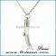 Silver Chain Glass Glowing Pendant Neckalce Glow in the Dark Cross Necklaces