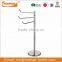 standing stainless steel bathroom towel holder