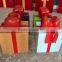 Different colours fiberglass gift-box