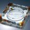 New Style Portable square glass ashtrays for sale