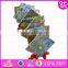 2016 New products children educational toy wooden card puzzle games W14C073