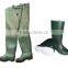 with felt sole plastic PVC coating Nylon hip wader