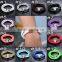 multicolor handmade pu leather bracelets high end crystal magnet clasp pu bracelets for her gifts 2016