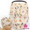 CT-85 Lovebaby Yiwu Wholesale Triple Baby Product Custom Printed Cartoon Pattern Suit Mother Feeding Newborn Car Cover