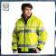 High visibility reflective safety jacket waterproof work wear