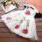 Modern Summer Lace Flower Baby Girl Birthday Vest Dress