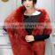 Autumn and winter bridal makeup wedding dress fake fur claw long fender female faux fox fur cloak cloak