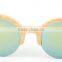 high quality cheap bamboo sunglasses PC frame AC smoke lenses sunglasses B2012