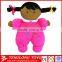 Cute cheap stuffed plush girl doll toy custom plush african dolls