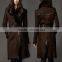 Tongxiang Fur Brand YR-AB22 Luxury women Goat Skin Double Face fur Over Coat