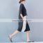 Latest Womens Short Sleeve Loose Casual Plus Size Dresses Korean Ladies Cotton Linen Dress