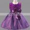 Wholsale girl commusion dress softtextile flower girl dresses