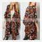 2017 Stylish Floral Print Kimono Cardigan With Flutter Sleeve For Summer
