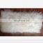 comfortable wool cushionraw salted sheepskin plate