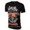 2017 China Factory Rock Band Pattern 3D Printing Custom T Shirt For Men