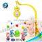 Light Up Baby Toys 0-12 Months Crib Mobile Musical Bed Bell With Animal Rattles Projection Cartoon Educational Kids Toy