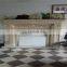 Marble fireplace hearth slab