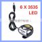 Max 30W 6600mAh Battery Pack 6 LED 3535 T6 Cycle Bicycle Light Head Lamp