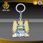 Custom Zinc Alloy Soft Enamel Keychain with Shiny Glitter