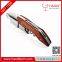 Premium Waiters Bamboo,Professional Stainless Steel With Rosewood Inlay All-in-one Corkscrew, Bottle Opener and Foil Cut