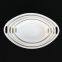 High quality hotel used white oval melamine bowl with handle