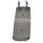 Leather Armrest Center Box Console Lid Cover for 2004-2008 Audi A4 B7 Gray