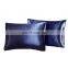 2PCS Set Bedding Soft Solid Simple Imitated Silk Pillow Case Summer Satin Pillowcase For Deep Sleep