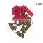 Baby girl's spring and autumn outfit with customizable printed patterns