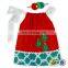 Wholesale Smocked Clothing Red Christmas Tree Fancy Dress Pillowcase Dresses For Toddler Dresses