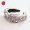 Baroque Full Crystal Hair Bands For Women Lady Luxury Shiny Padded Diamond Headband Hair Hoop Fashion Hair Accessories