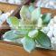 Production of Flocking Succulent Plant Simulation Flower Head Flower Accessories Fake Succulent Plastic Flower Decorative Plant