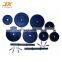 Plusx Gym fitness body round head 50kg barbell dumbbell set