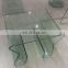 modern 10mm 12mm safety bent glass coffee table