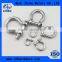 Stainless Steel US Anchor Type Lifting Shackle Lifting Chain Shackles Screw Pin Lifting Bow Shackle